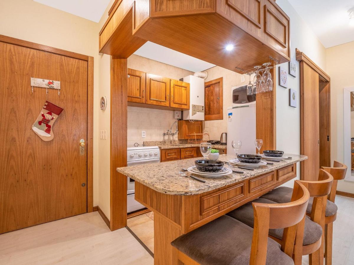Appartement Palladio 304 - Gramado 400 Metros Rua Coberta Extérieur photo
